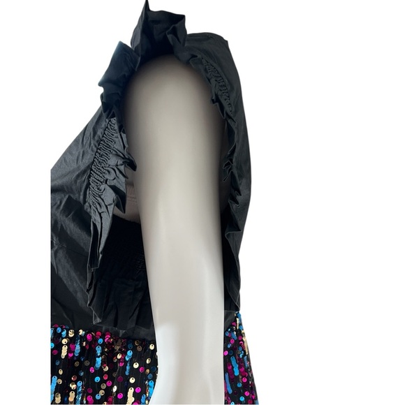 PEACH LOVE CALIFORNIA confetti party dress S M L - Picture 8 of 9